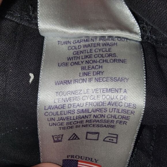 Nydj Lift Tuck Black Boot Cut rhinestone side Jeans Size 12 - Picture 6 of 6